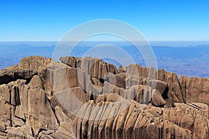 Peak Agulhas Negras (black needles) mountain, park Itatiaia, Br photo