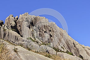 Peak Agulhas Negras (black needles) mountain, Rio de Janeiro, Br photo