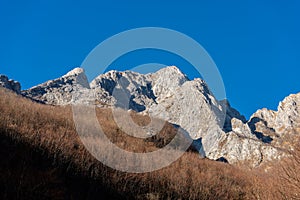 Peak in Apuan Alps - Garfagnana Tuscany italy