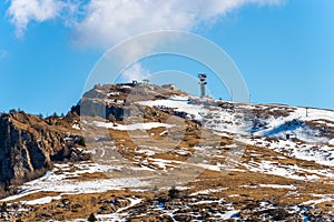 Peak of Castel Gaibana and San Giorgio Ski Resort - Lessinia Plateau Veneto Italy