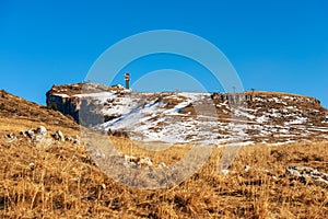 Peak of Castel Gaibana and San Giorgio Ski Resort - Lessinia Plateau Veneto Italy