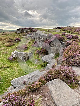 Peak District view in South Yorkshire, England