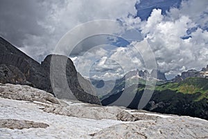 Peak of dolomites