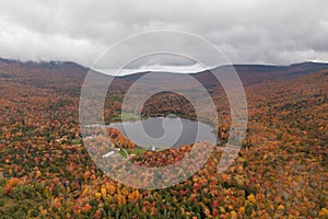 Peak Foilage - Lake Colgate, New York photo