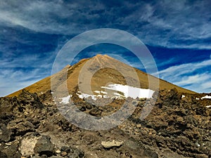 Peak of the inactive volcano Mount Teide, Tenerife