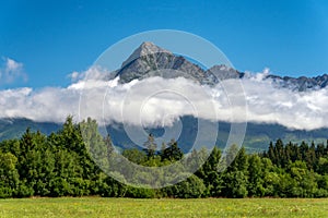 Peak Krivan in High Tatras mountains, Slovakia