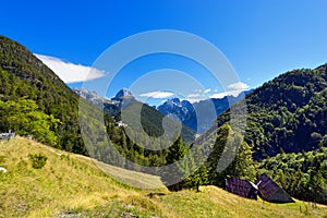 Peak of Mangart and Jalovec - Slovenia