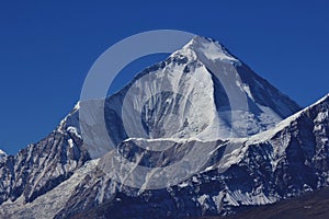 Peak of mount Dhaulagiri