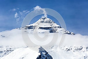Peak of Mount Qomolangma