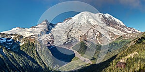 The Peak of Mount Rainier photo