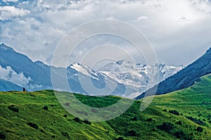 The peak of the mountain Kazbek.