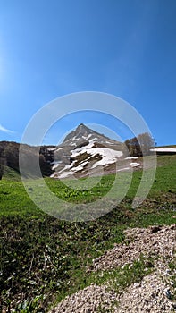 Peak of the mountain Zelengora.