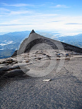 At Peak of Mt Kinabalu, Borneo