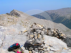 Peak of Olympus, Greece.
