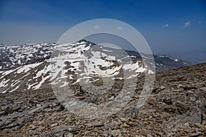 Peak Veleta from the Mulhacen photo
