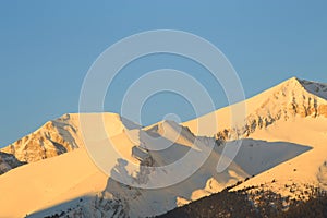 Peak Vihren (2914 m) at sunrise