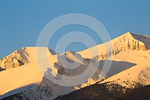 Peak Vihren (2914 m) at sunrise