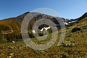 At the peak of Voroshilov in Kazakhstan