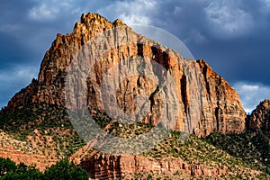 Peak in Zion National Park, Utah.