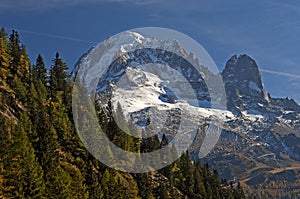 Peaks in the French Alps