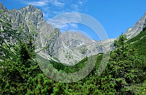 Peaks in High Tatras, Slovakia