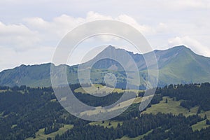 Mount Gifer and Louenehore in summer