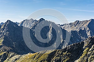 Peaks and mountain passes