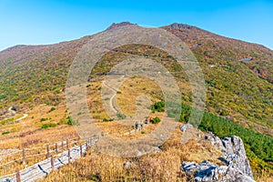 Peaks of Mudeungsan national park near Gwangju, Republic of Korea