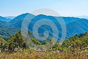 Peaks of Mudeungsan national park near Gwangju, Republic of Korea