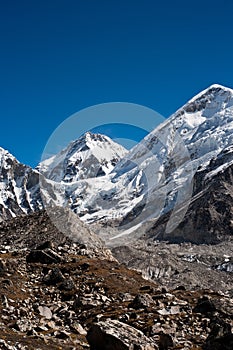 Peaks near Gorak shep and in Himalayas