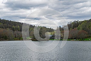 Peaks of Otter Lodge and Abbott Lake photo