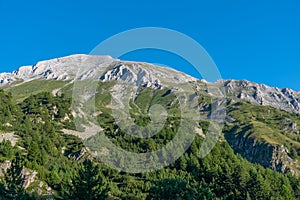 Peaks of Pirin national park in Bulgaria