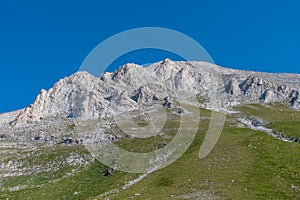 Peaks of Pirin national park in Bulgaria