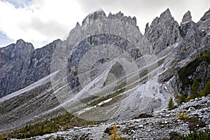 Peaks Rotwandspitzen, Sesto, Sexten Dolomites, South Tyrol photo