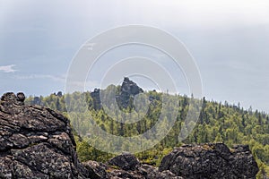 Peaks of the Ural mountain Kachkanar