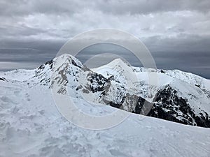 Peaks Vihren and Kutelo in Pirin
