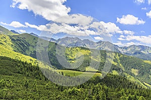 Peaks of the Western Tatras in Slovakia: Placlivý Rohác, Tri kopy and Banikov