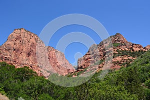 Peaks in Zion National Park