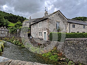 Peakshole Water running through Castleton