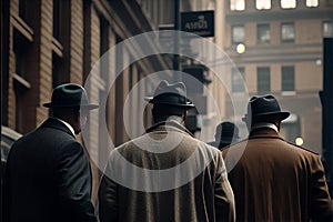 Peaky Blinders mafia men style 1900s photo