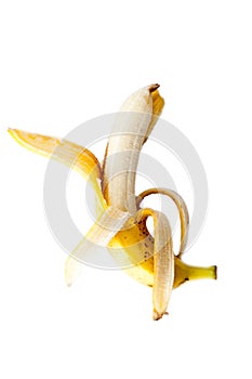 Pealed banana