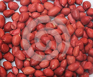 The peanut also known as the groundnut, goober or monkey nut. It is a legume crop grown mainly for its edible seeds.