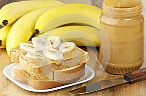 Peanut butter and banana