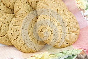 Peanut Butter Cookies Closeup