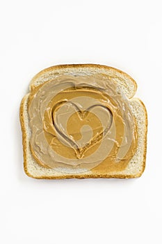 Peanut butter heart