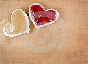 Peanut butter and jelly sandwich photo