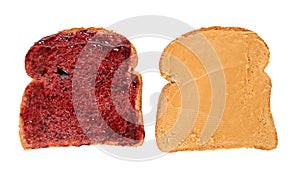 Peanut Butter Jelly Sandwich Slices photo