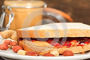 Peanut butter & jelly sandwich