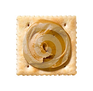 Peanut Butter on a Saltine Cracker
