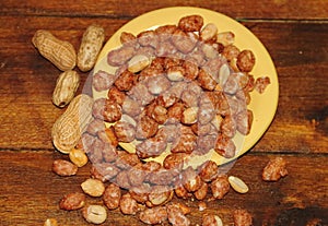Peanut caramel dessert typical of Mexican cuisine photo